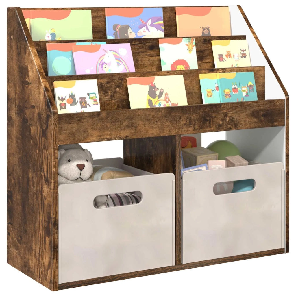 Libreria per Bambini Rovere fumé 72,5 x 29,5 x 69 cm 892384