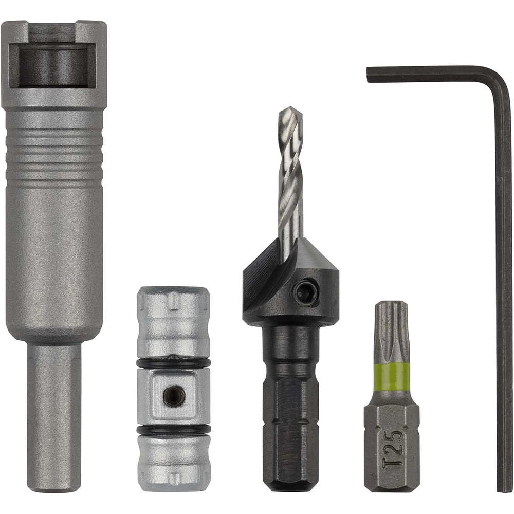 Kit Wolfcraft FlipBit per Foratura Svasatura Avvitamento Rapido