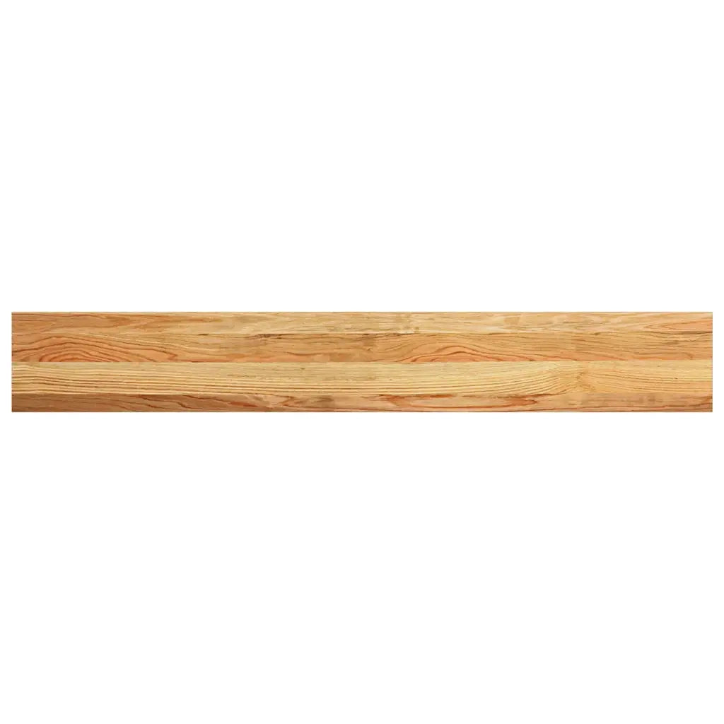 Davanzali 2 pz Marrone Chiaro 140x20x2cm Legno Massello Rovere 4009139