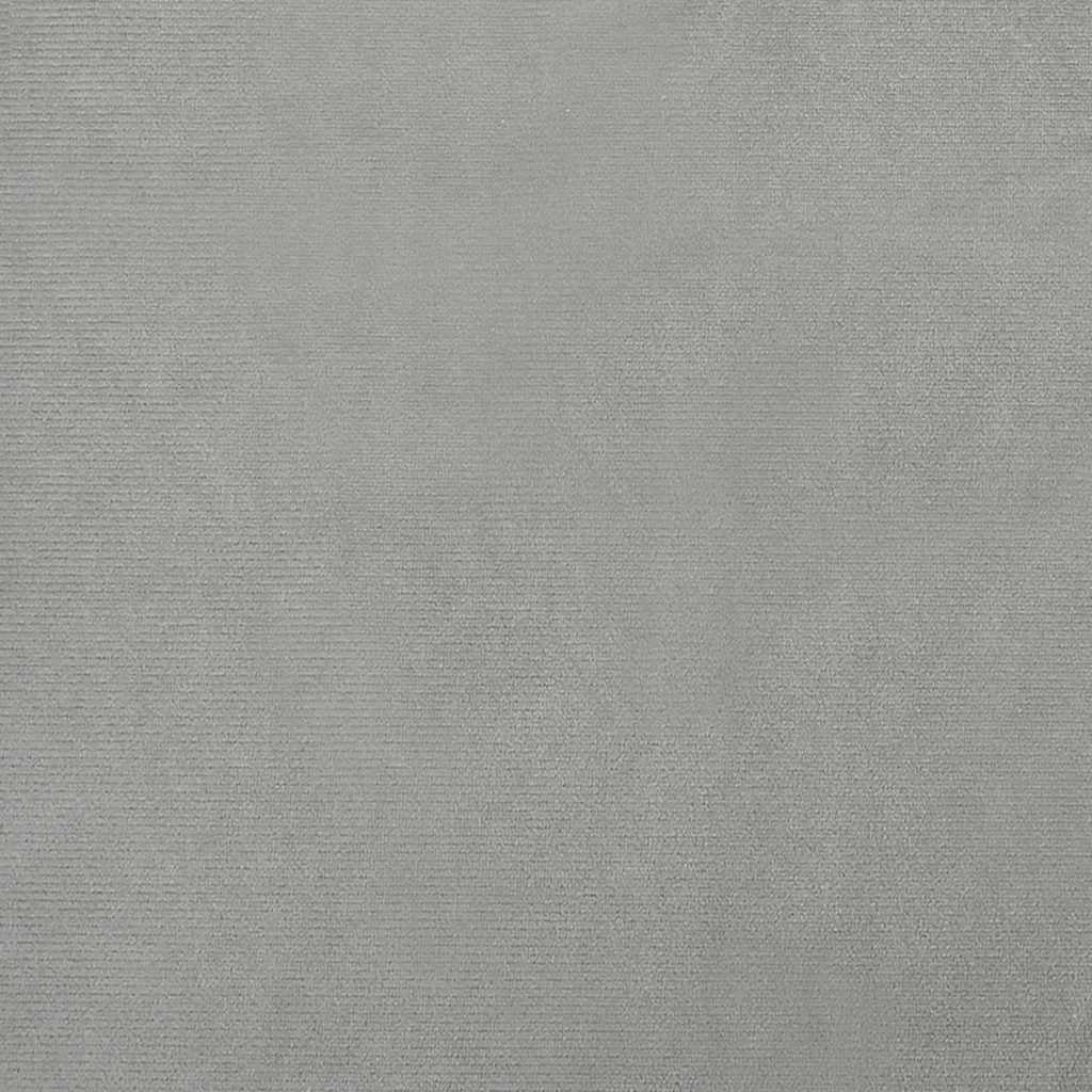 Cuccia per cani comoda cesta da divano colore chiaro 70 x 52 x 30 cm velluto grigio 02_0043120