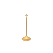 Lampada a led da tavolo Pina Pro Oro ricaricabile e dimmerabile - 2.2W, 2200-2700-3000 K, IP54