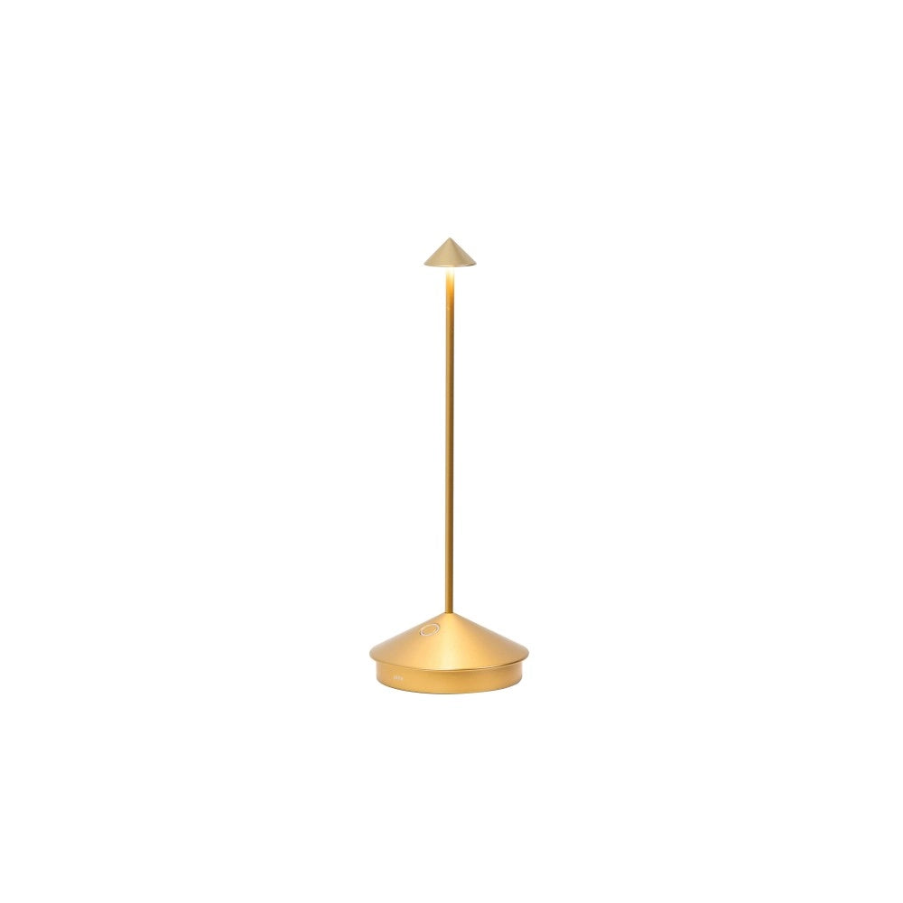 Lampada a led da tavolo Pina Pro Oro ricaricabile e dimmerabile - 2.2W, 2200-2700-3000 K, IP54