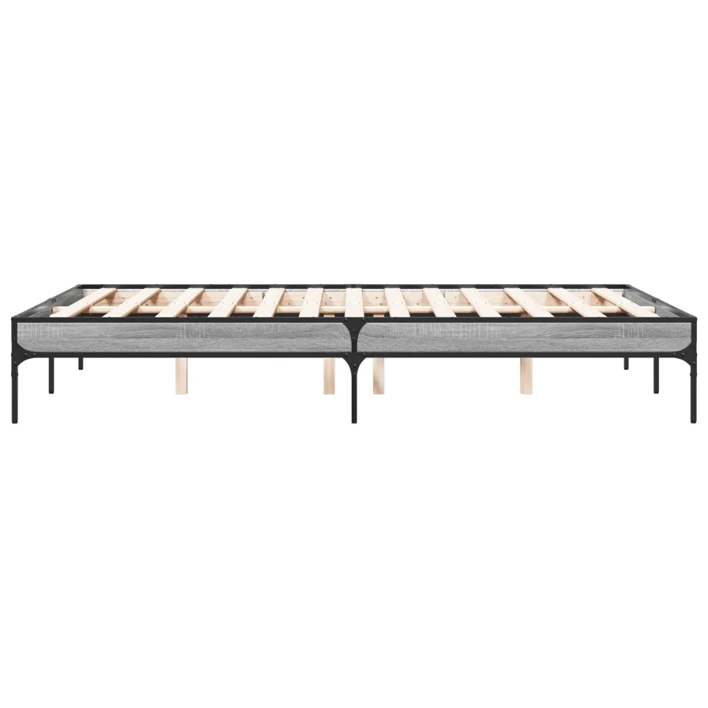 Giroletto Grigio Sonoma 120x200 cm in Legno Multistrato Metallo