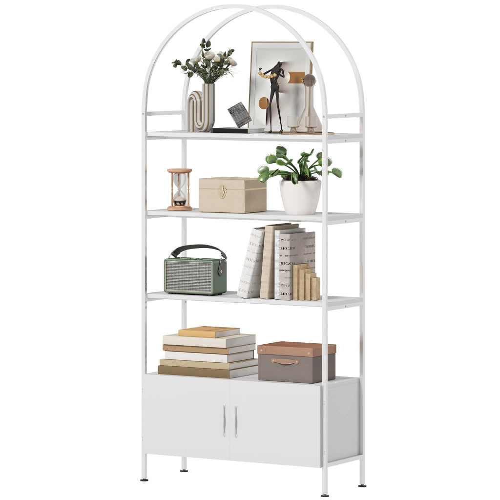Libreria con ante ¨C Minimal ¨C Bianco 80x30x187