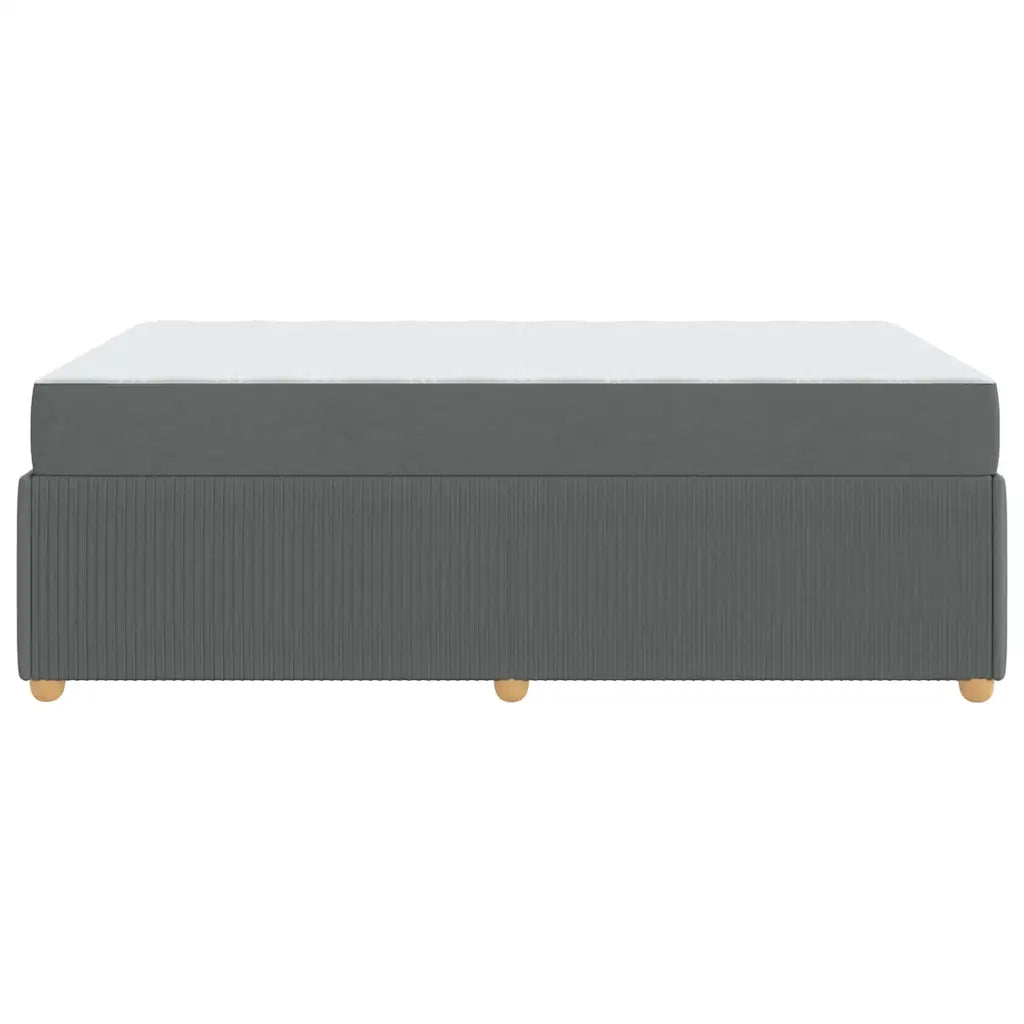 Struttura del letto Grigio scuro 120 x 190 cm Tessuto 3398367
