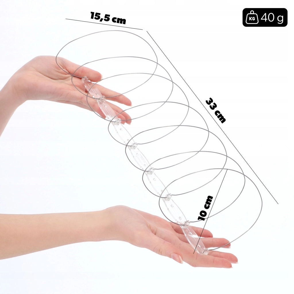 Spirali KADAX per uccelli, piccioni, dissuasori anti-uccelli, piccioni, corvi, 3M, 9 pezzi