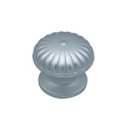 Pomolo fisso per porta SAGUATTI 161/60EB in alluminio argento satinato