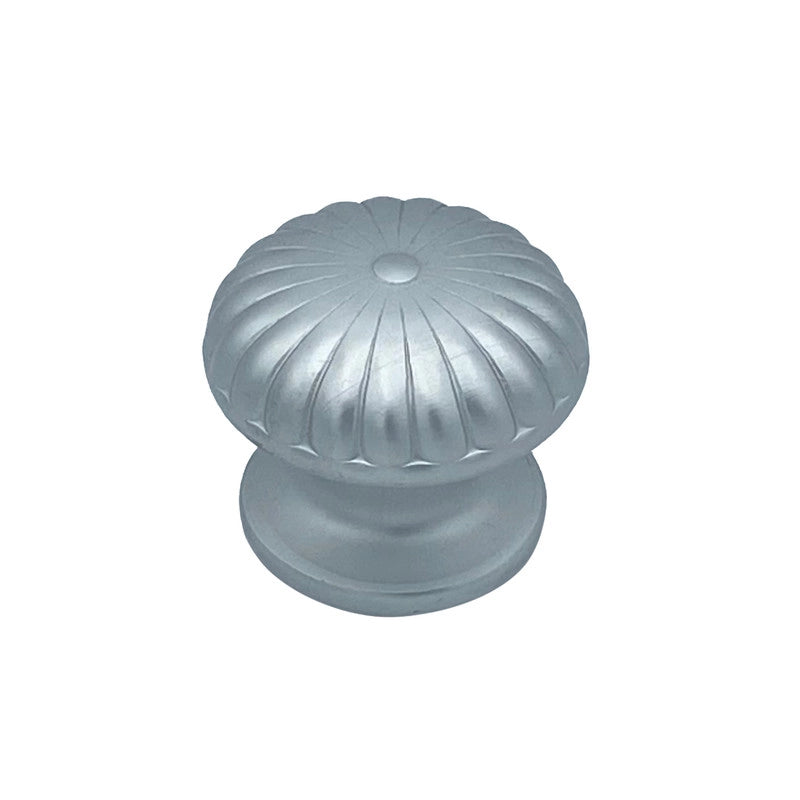 Pomolo fisso per porta SAGUATTI 161/60EB in alluminio argento satinato