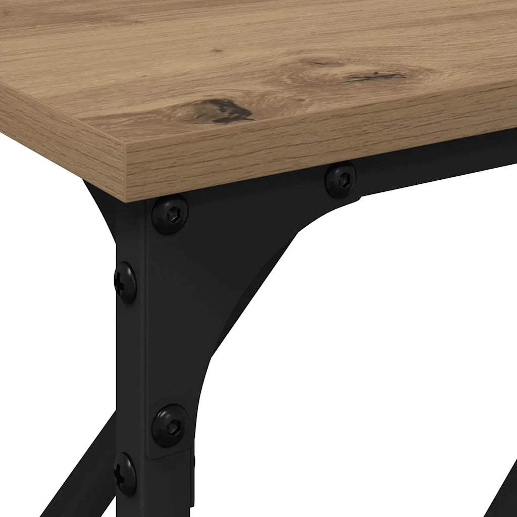 Tavolo consolle rovere artigianale 180 x 23 x 75 cm 871327