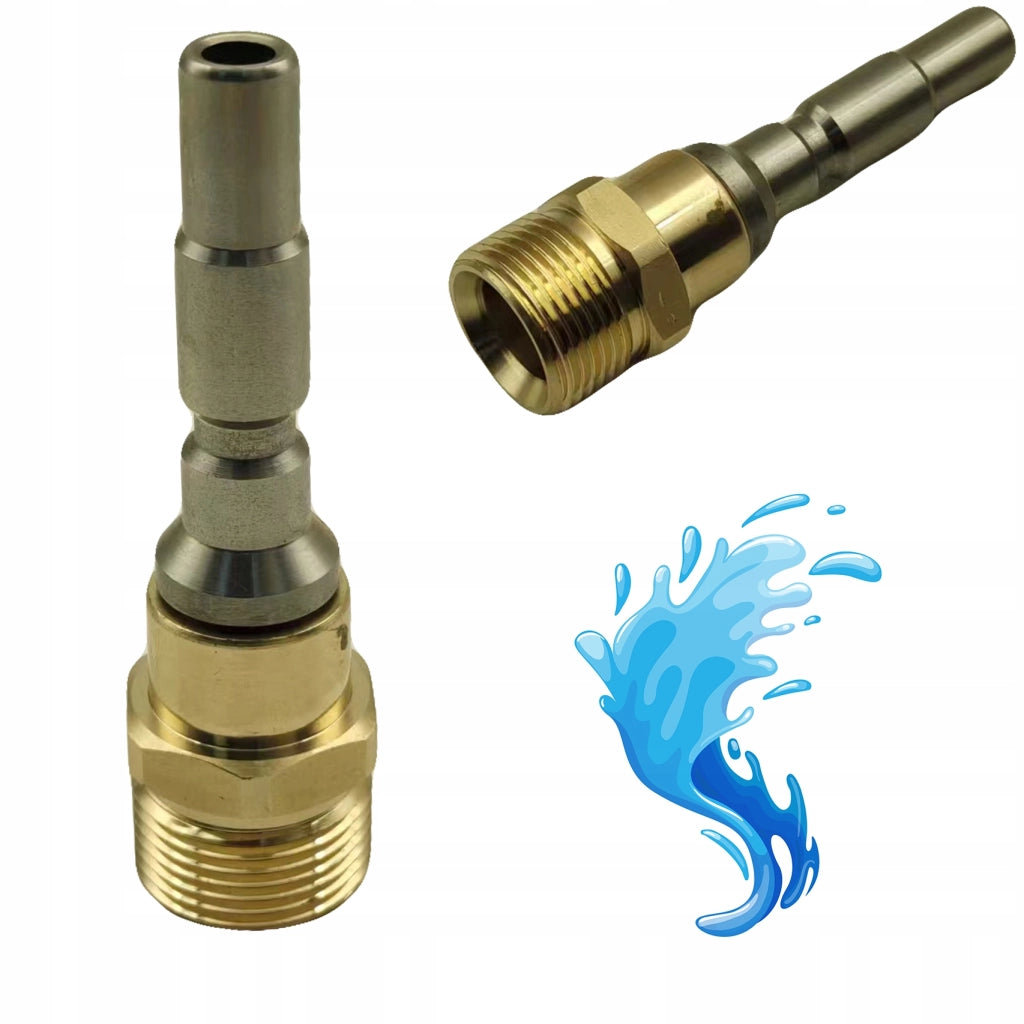 Adattatore per Idropulitrice compatibile con Kranzle 1050 – Filettatura M22x1,5 14mm | Ottone di Alta Qualità