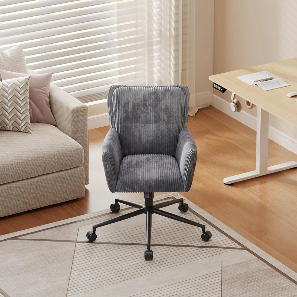 Sedia da trucco girevole regolabile in altezza ¨C Minimal ¨C Grigio antracite