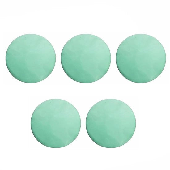 Set di fermi porte in silicone - Protezione per maniglie in silicone - Verde - Autoadesivo e facile da utilizzare - Per uso domestico e ufficio