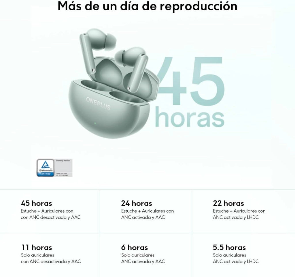 Buds 4 Auriculares Bluetooth Gris (Storm Gray)