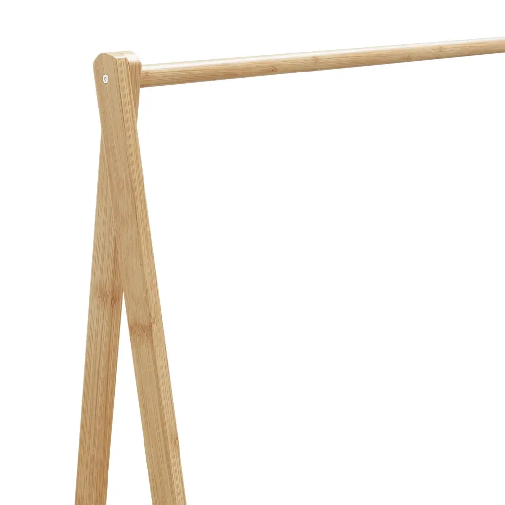 Appendiabiti con Ripiani e Ruote 106x34x106,5 cm in Bamb¨´ CFW2449711