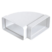 Curva orizzontale per tubo cappa FF in abs FIRST 120x60 mm