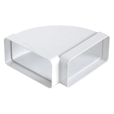 Curva orizzontale per tubo cappa FF in abs FIRST 120x60 mm