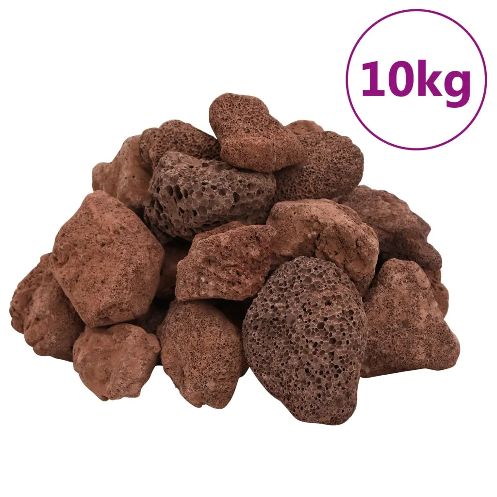 Rocce Vulcaniche 10 kg Rosse 5-8 cm CFW1762745