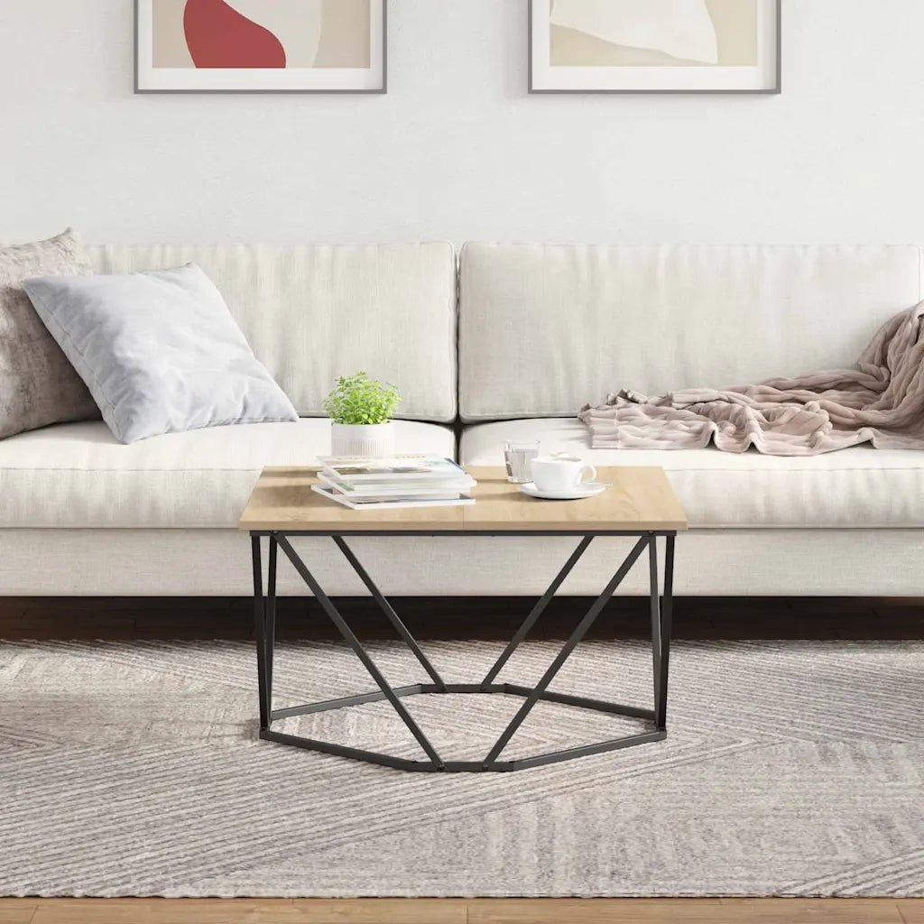 Tavolino da salotto Rovere Sonoma 80 x 80 x 45 cm 868274