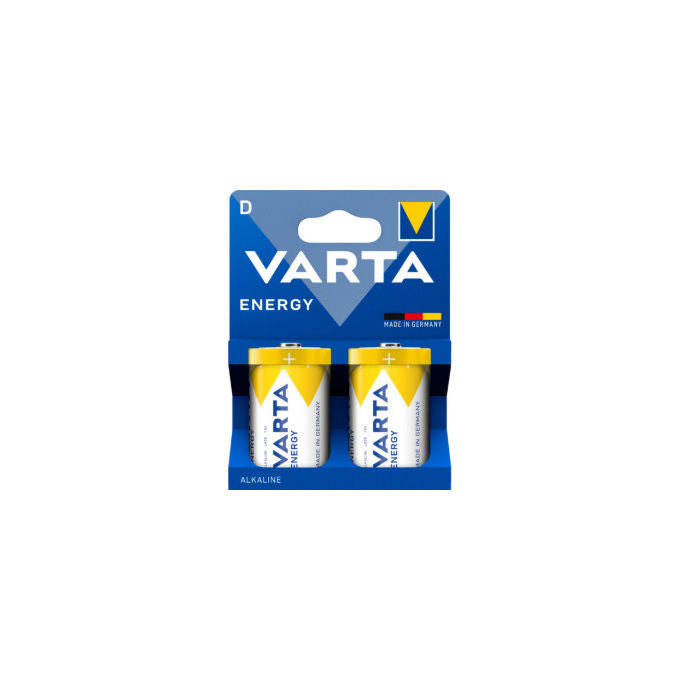 Varta, Pila Alcalina LR20, 1.5V, Blister da 2