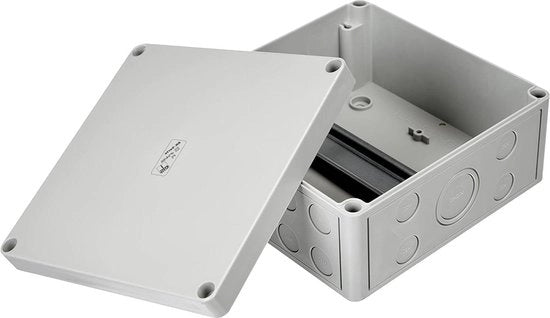 Serieklemmenbehuizing IP66 RK 4/18-L180 x 180 x 85 mm bianco 182 x 180 x 90 mm - impermeabile - protezione in plastica