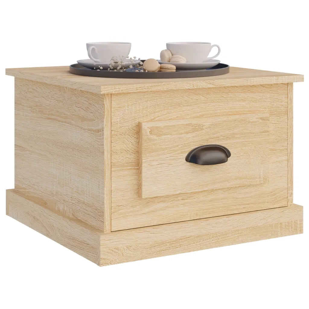 Tavolino da Salotto Rovere Sonoma 50x50x35 cm Legno Multistrato 816251