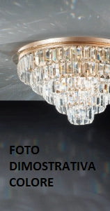 APPLIQUE CASTLE ORO 3 LUCI ATTACCO G9 L.25,5CM