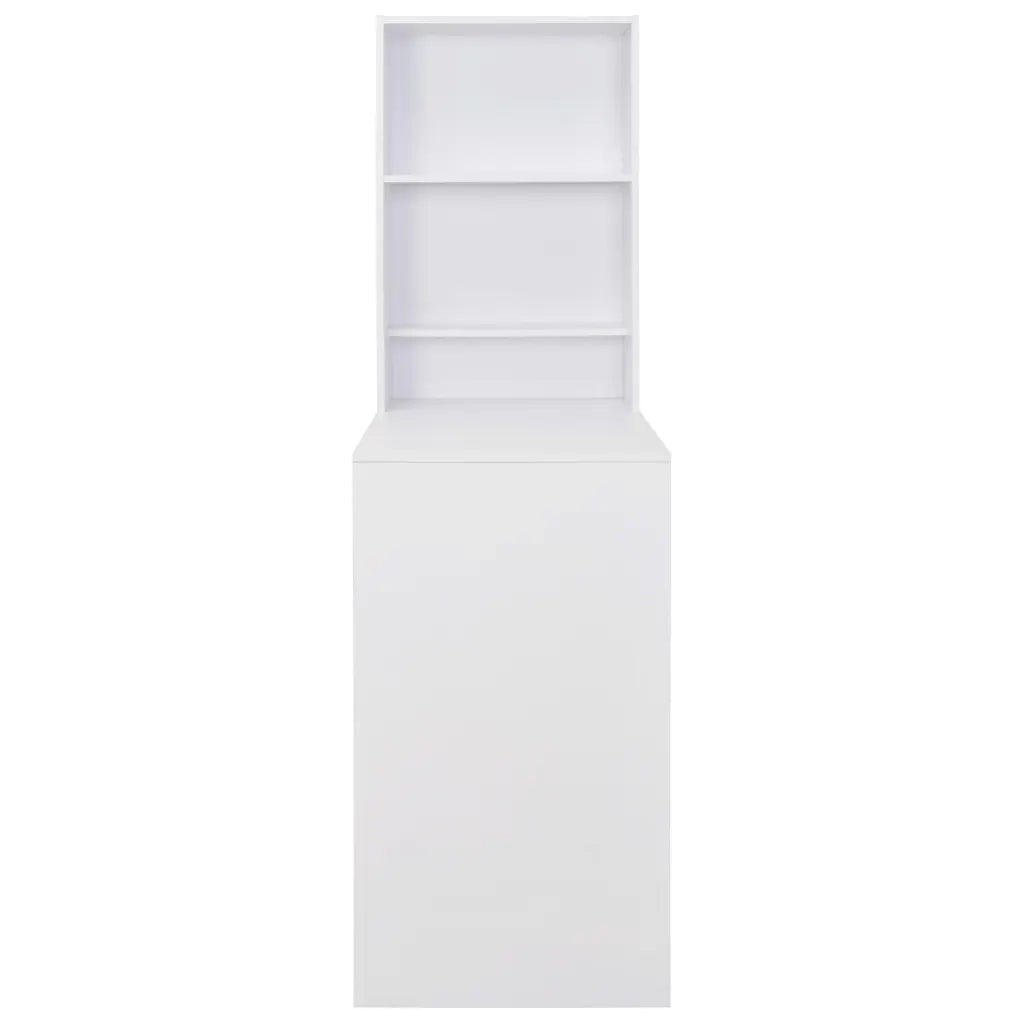 Tavolo da Bar con Mobiletto Bianco 115x59x200 cm 280227