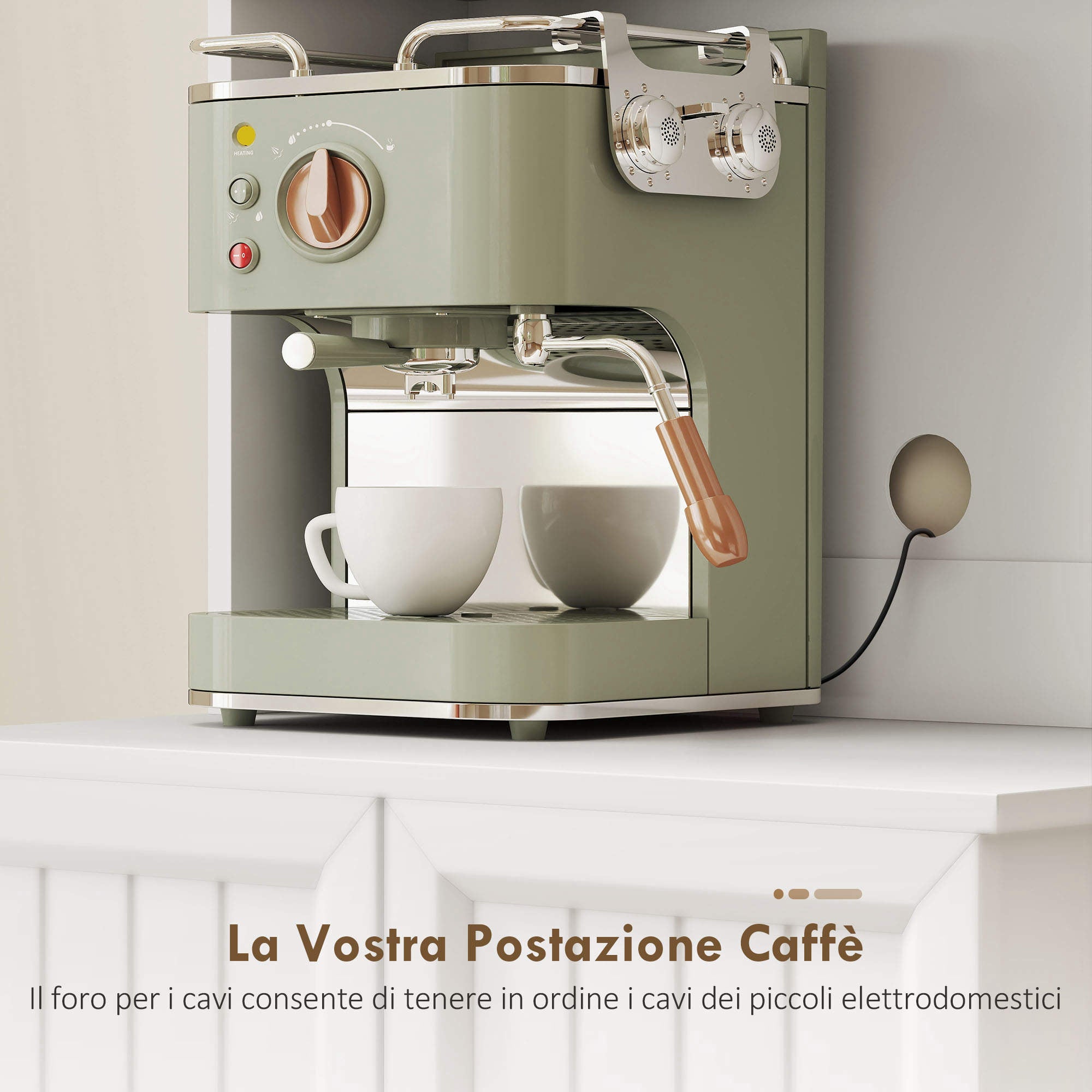 Mobile Dispensa Cucina 60x39,5x179,6 cm con 2 Armadietti e 8 Ripiani in Legno e Acrilico Bianco