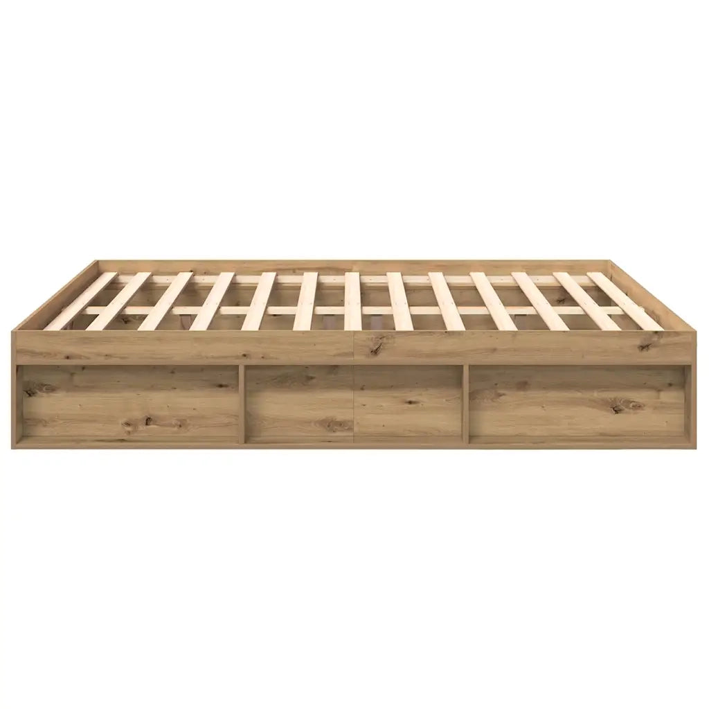 Giroletto senza Materasso Rovere Artigianale 200x200 cm 3328870