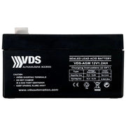 BATTERIA BATTERIE RICARICABILE 1,2AH 1,2 AH 12V PER ANTIFURTI ALLARMI BIGBAT dfm