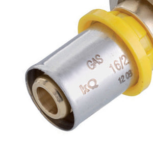 Raccordo diritto con dado girevole femmina con tenuta piana