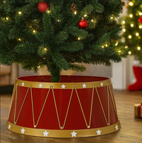 COPRIBASE ALBERO DI NATALE RIGIDO D65 COLORE: ROSSO