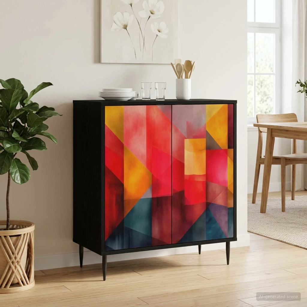 Credenza HEESCH Rovere Nero 69 x 33 x 76 cm 8006938