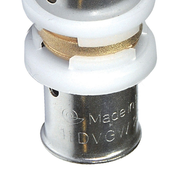 Raccordo diritto ridotto a pressare multipinza