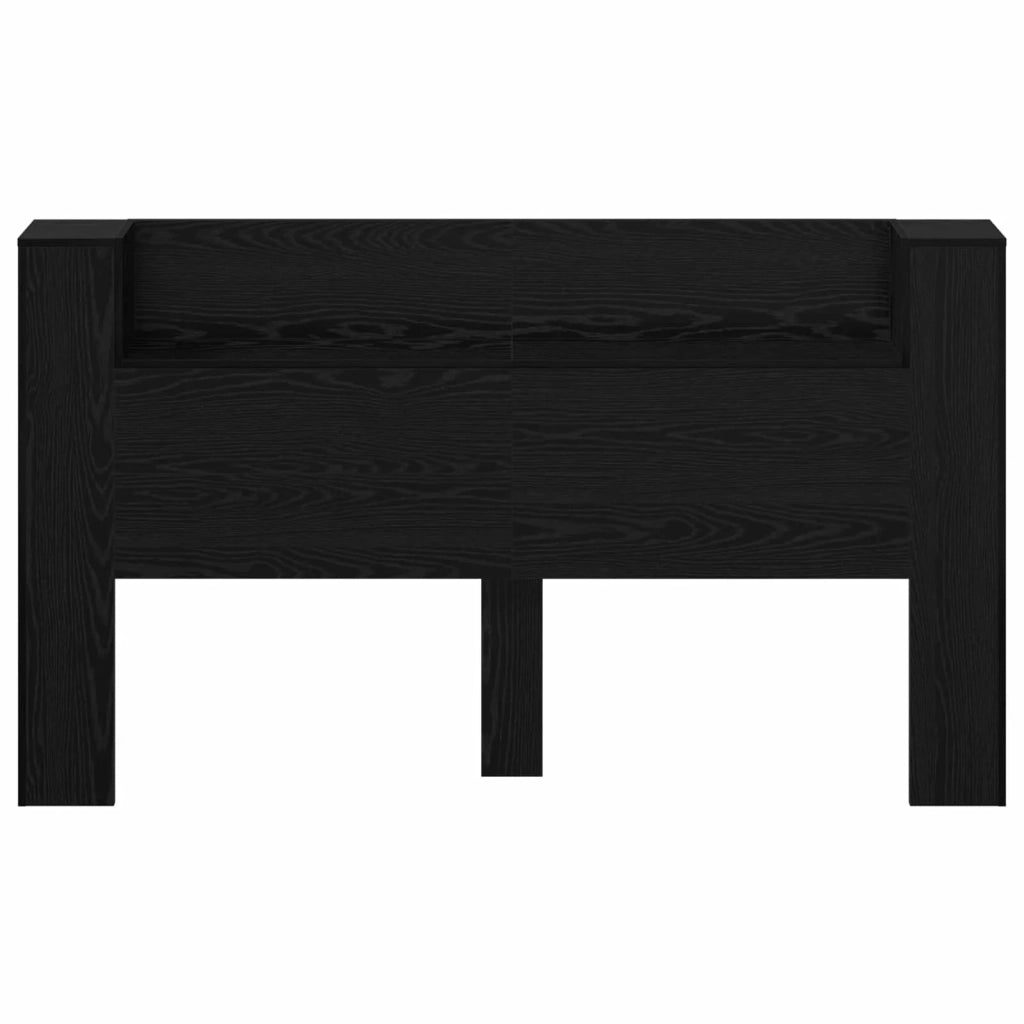 Testata con Mobile e LED Rovere Nero Legno ingegnerizzato 8006575