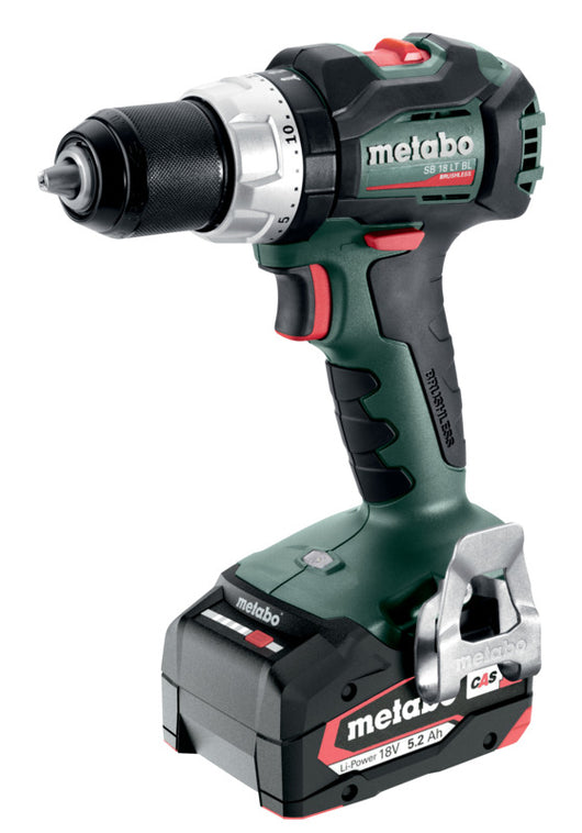Metabo SB 18 LT BL Trapano a percussione 18 V Brushless – Con 2 batterie 5,2 Ah