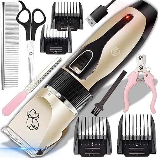Tondeuse per cani - Trimmer per cani - Tondeuse per peli spessi - Tondeuse per animali - Tondeuse per cani per trimer