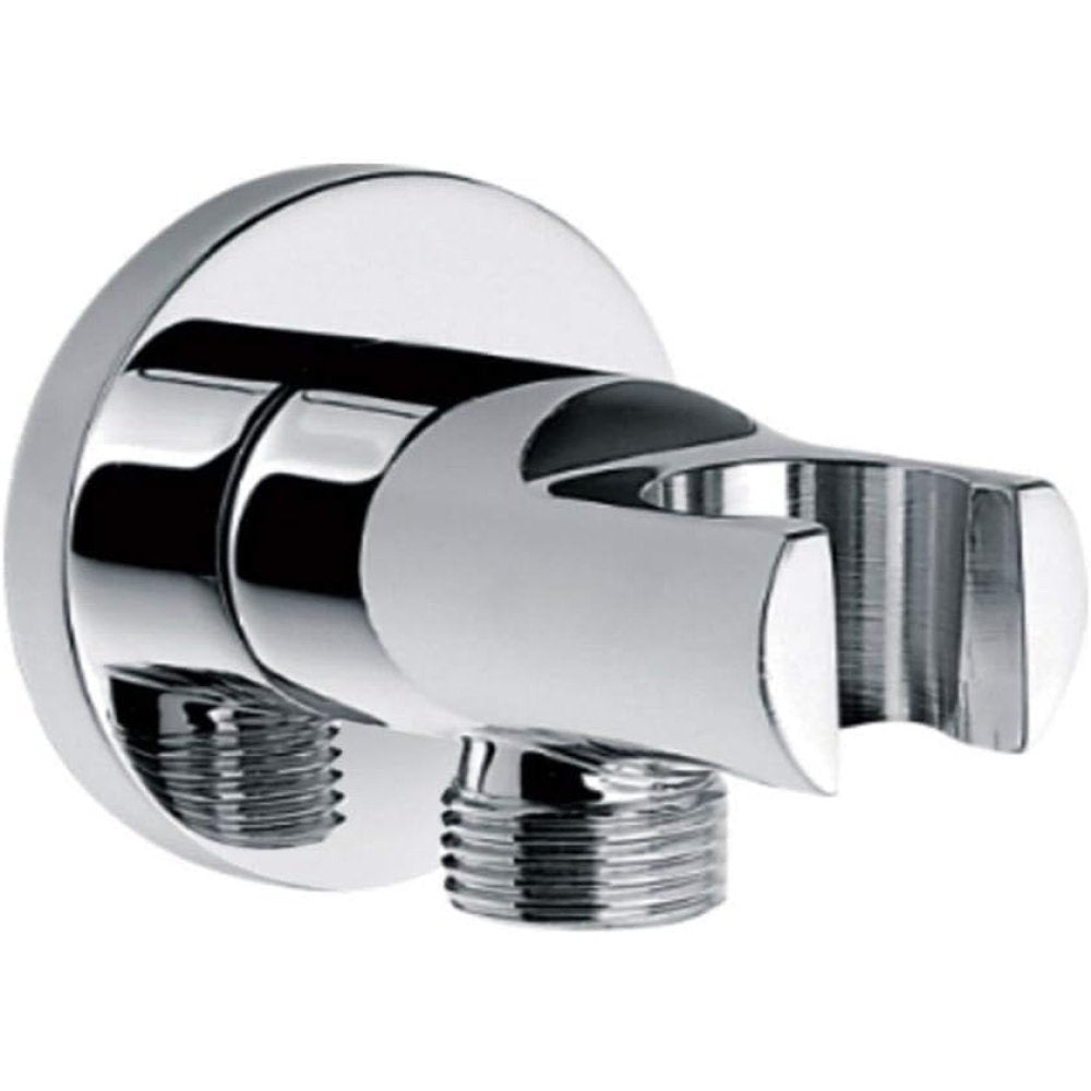 Morgana supporto doccia c presa acqua cromato paini 73cr480
