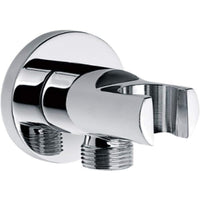 Morgana supporto doccia c presa acqua cromato paini 73cr480