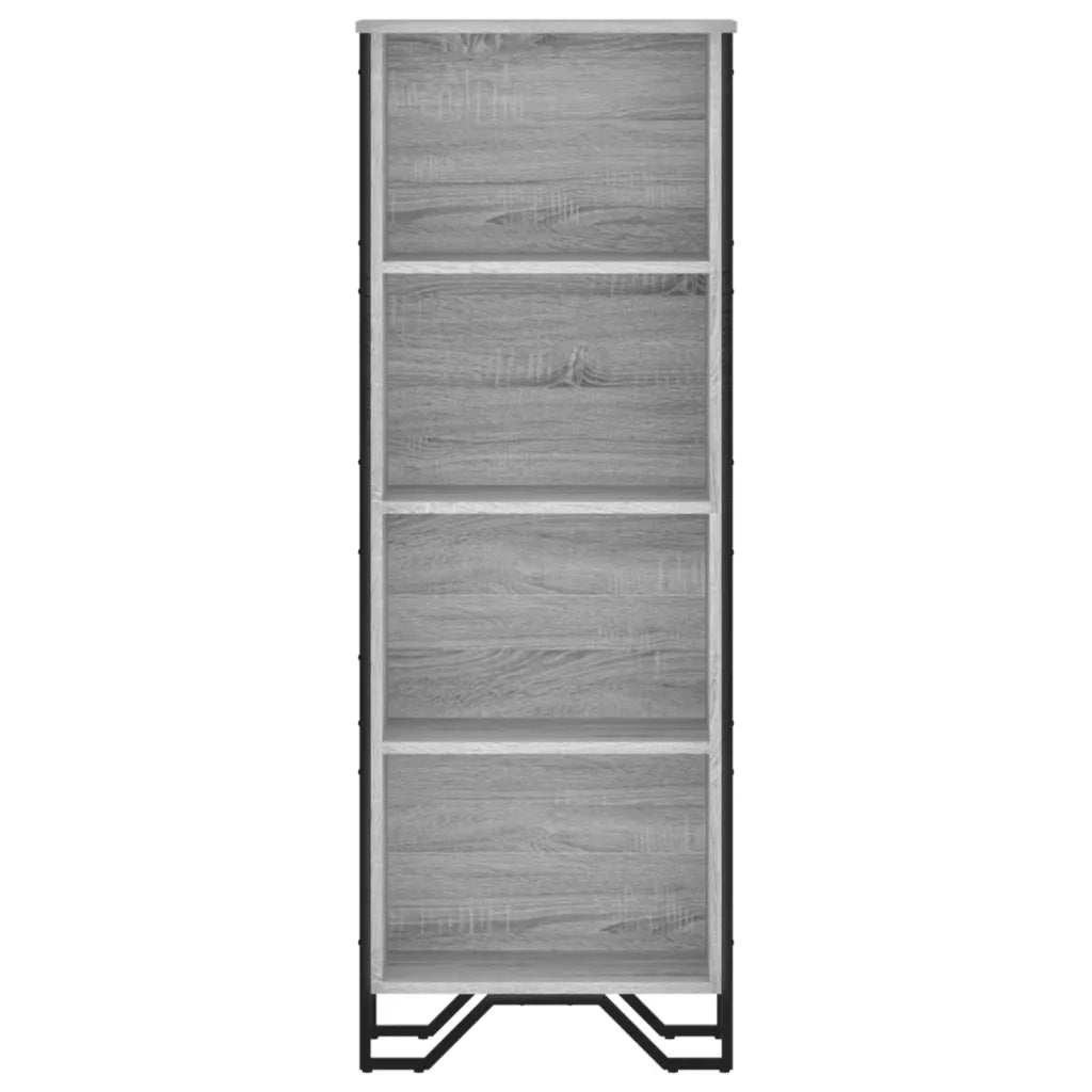 Libreria Grigio Sonoma 50x31x137,5 cm in Truciolato 848612