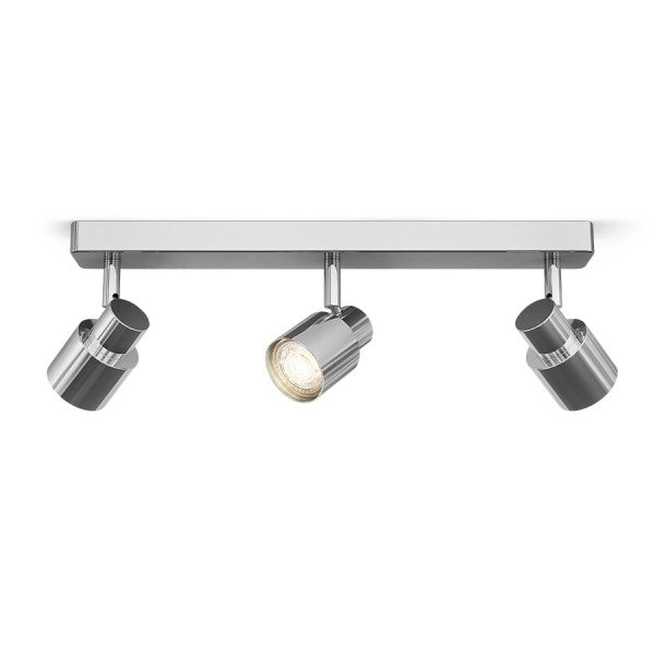 Lampadario faretti VALTO III plafoniera/applique  cromo 230V GU10 LED 3x5W IP44
