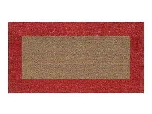 ZERBINO ECOCO ROSSO SPESSORE MM.18  cm.50x100, spessore mm.18