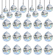 Set di Decorazioni per Finestre con 20 Pezzi di 20mm, Cristalli, Zanzariere, Decorazioni Artigianali