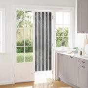 Tenda per insetti in chenille Grigio e Nero 56 x 185 cm 100% PP 42034421