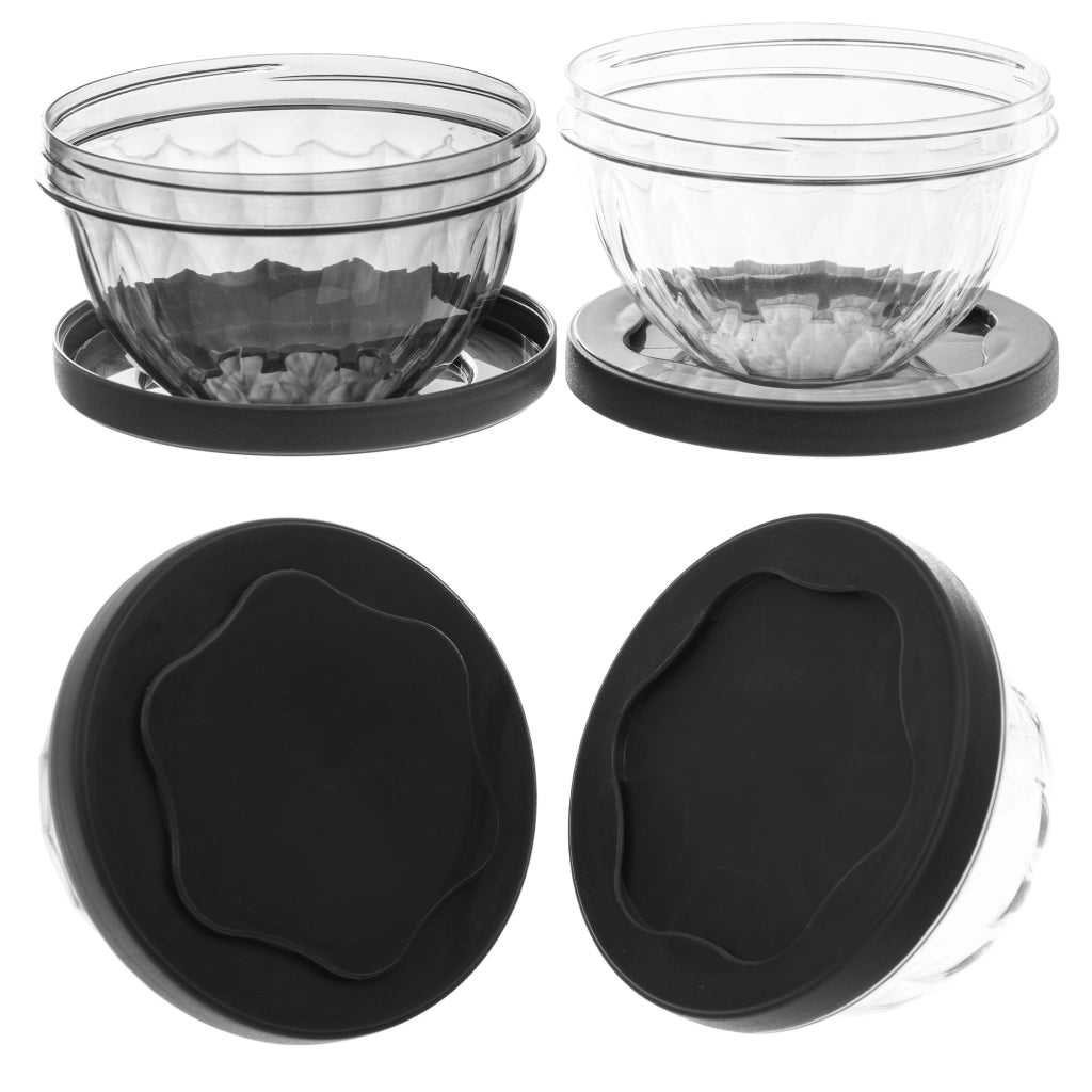 Contenitore KADAX per muesli, yogurt, frutta, insalata, fiocchi d'avena 700 ml, portapranzo 2 in 1