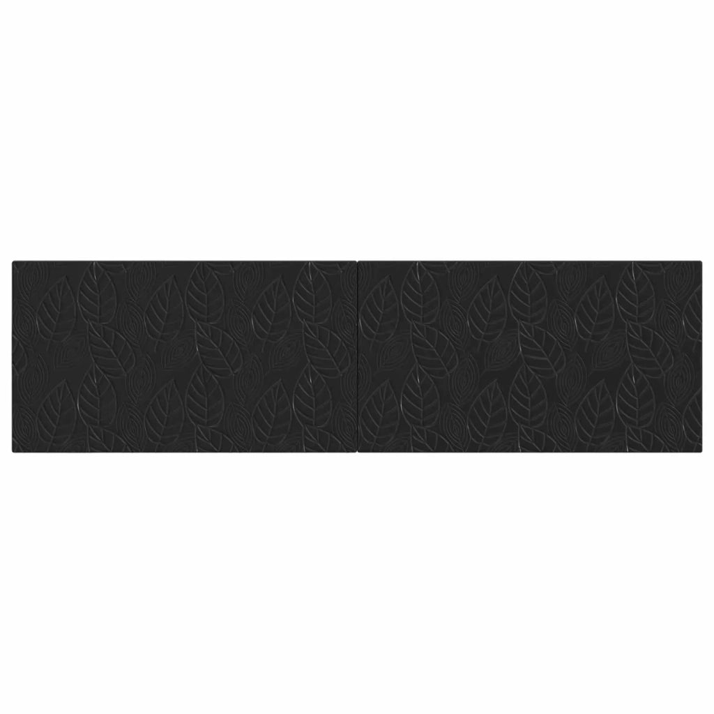Testiera da Muro DELFT Nero Legno ingegnerizzato 897156
