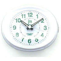 Lowell, Sveglia Analogica, Silenziosa, Metallo, con Illuminazione