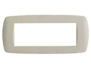 PLACCA 6 POSTI MILLENNIUM AVORIO  6 posti  mm.199x84h. (7846.TA)    MARLANVIL