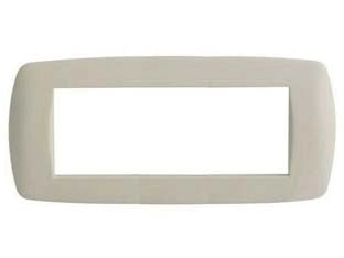 PLACCA 6 POSTI MILLENNIUM AVORIO  6 posti  mm.199x84h. (7846.TA)    MARLANVIL