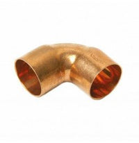 Gomito 90 in rame a saldare m/f d.22 b08m3w6h3h
